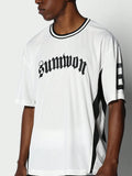 SUMWON Mesh Tee With Panels - MapleCo