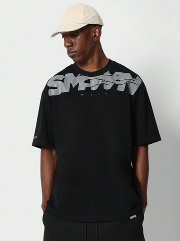 SUMWON Tee With Front Graphic Print For Daily Wear - MapleCo