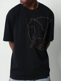 SUMWON Tee With Western Graphic Print For Daily Wear - MapleCo