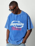 SUMWON Washed Tee With Graphic Print - MapleCo