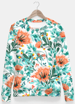 Tangerine Dreams Fitted Waist Sweater - MapleARTUS