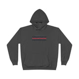 Charcoal Heather Understaffed Overcaffeinated Unimpressed hoodie, front view