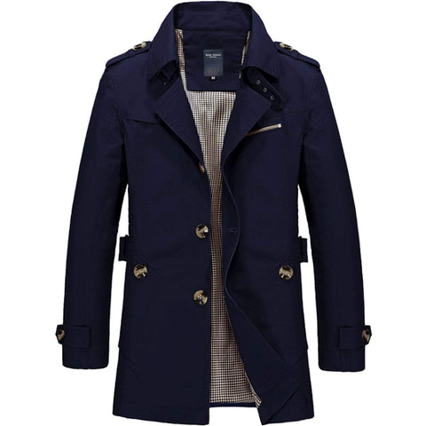 Mens Classic Trench Coat - MapleARTUS