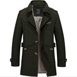 Mens Classic Trench Coat - MapleARTUS